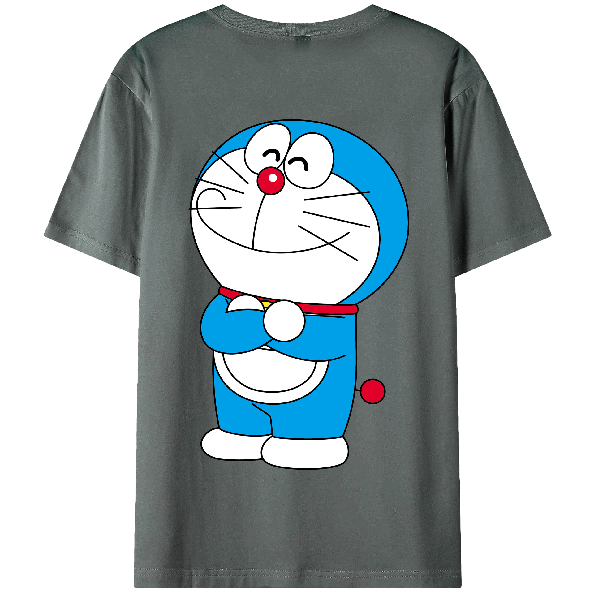 （画像用） ドラえもん Doraemon 綿100％半袖Tシャツ（背面プリント）